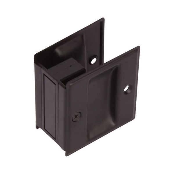 Pamex Passage Square Style Sliding Door Lock Matte Black Finish PF1930 - main
